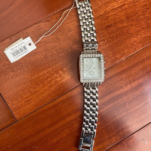 Sophie Quartz Silver Watch with Rhinestones - Picture 4 of 5